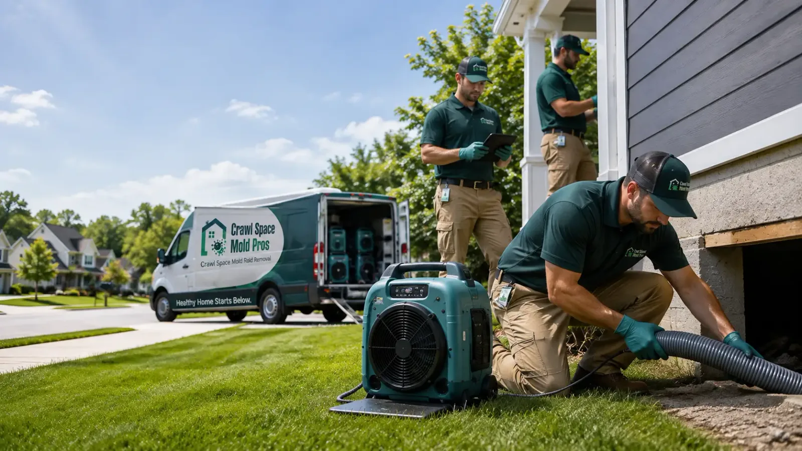 Crawl Space Mold Removal in Kiester, MN